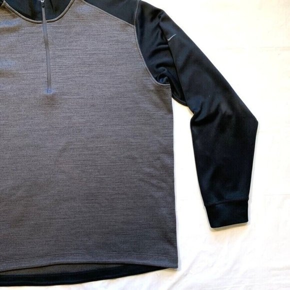 Nike Golf Pullover Mens XL Tour Performance Dri-Fit 1/2 Zip‎ Long Sleeve Lined - Picture 4 of 10